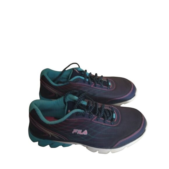 FILA 5SR20522-466 WOMEN'S SIZE 7.5 BLUE RUNNING SHOES SNEAKERS MEMORY FOAM - Picture 1 of 6